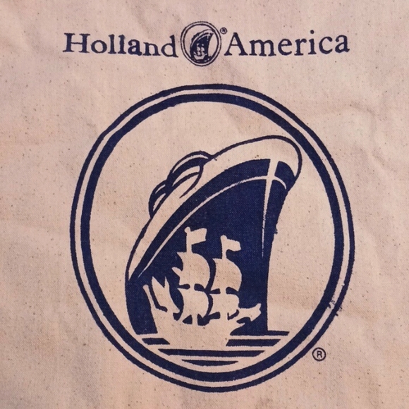 Vintage Holland American Cruise Line Canvas Tote 🛳 - Picture 2 of 6